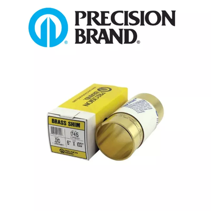 .003 6 x 100 Brass Shim Roll – Precision Brand 17240