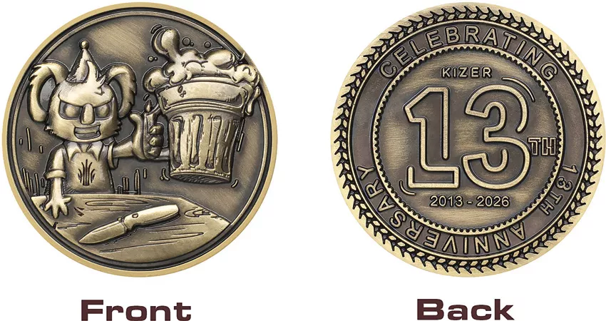 13th Anniversary Coin Free Wit