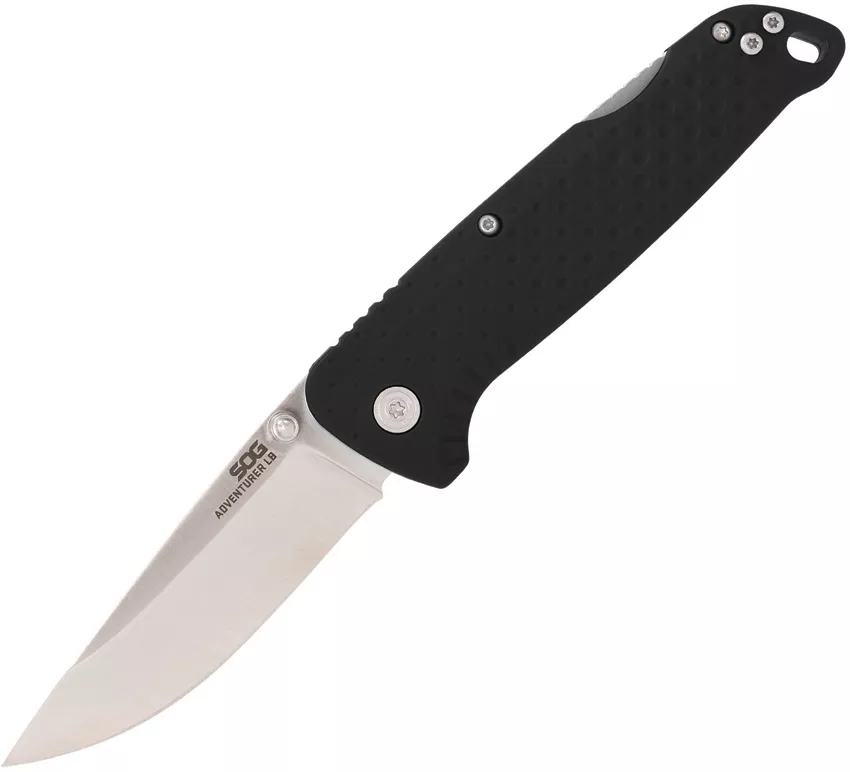 Adventurer Lockback Blk/Satin