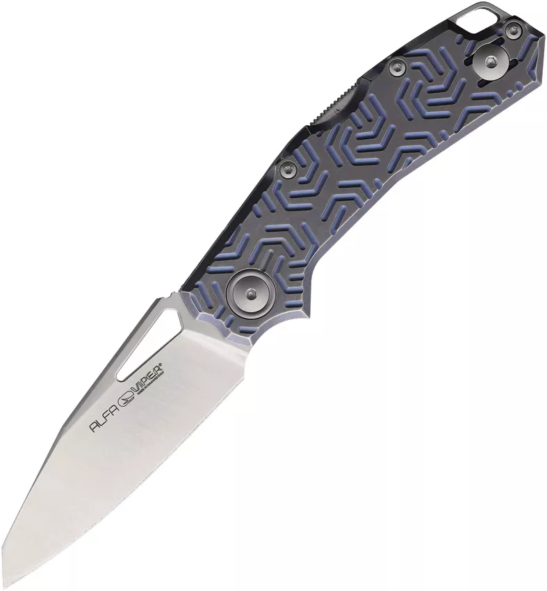Alfa Lockback Blue Ti