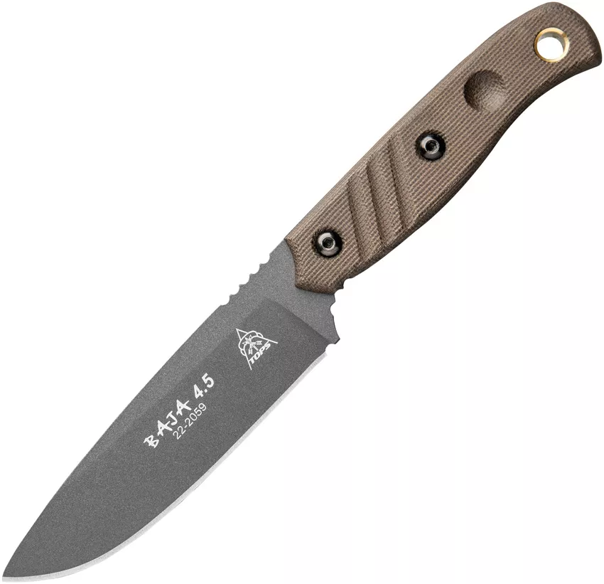 Baja 4.5 Fixed Blade Green