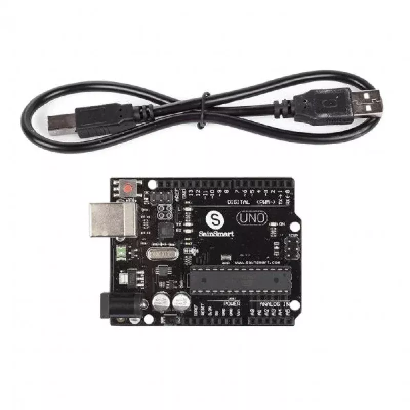 [Discontinued] Uno R3 & 2-CH Relay Bundle, Arduino Compatible