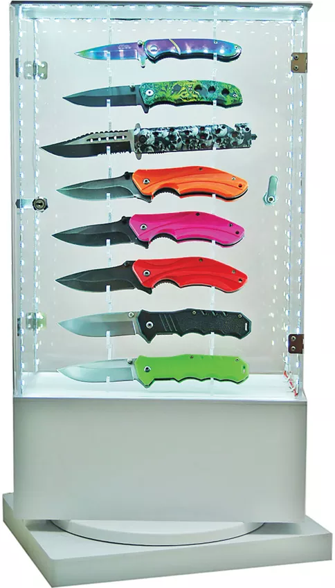 Display Case with LED Lights