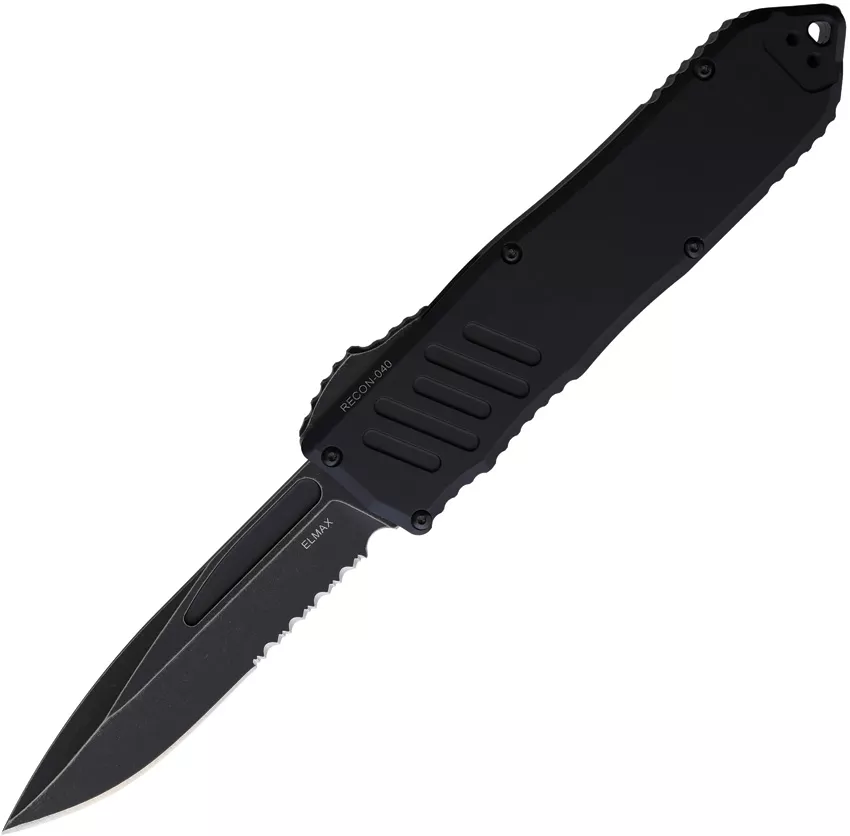 Guardian Tactical RECON-040 OTF – Dark Stonewash Serrated Elmax