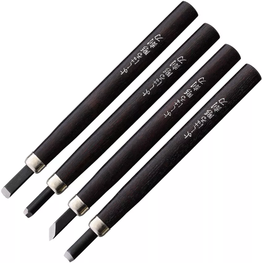 H-4 Japanese Carving Knife Set