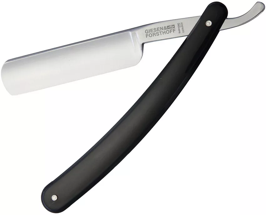 Straight Razor Black Plastic