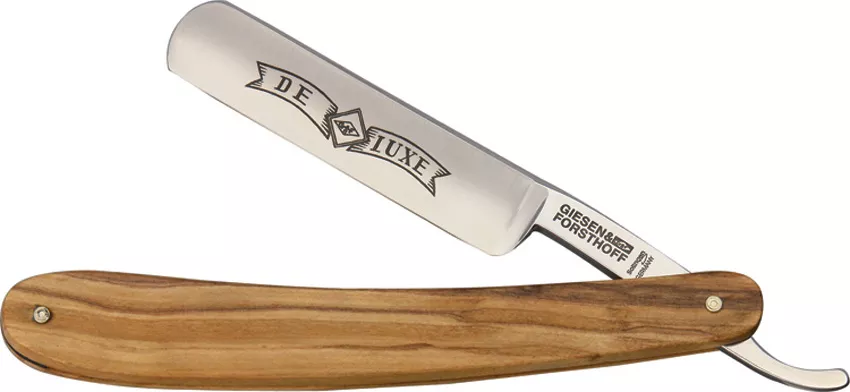 Straight Razor Olive Wood