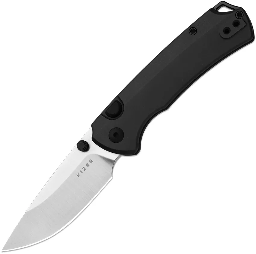 T1 Button Linerlock Black